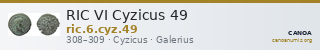 RIC VI Cyzicus 49 — CANOA