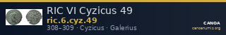 RIC VI Cyzicus 49 — CANOA