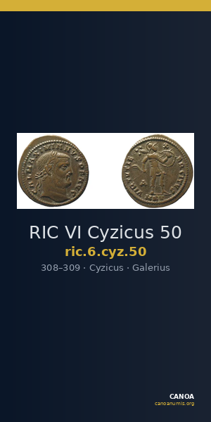 RIC VI Cyzicus 50 — CANOA