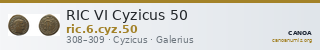 RIC VI Cyzicus 50 — CANOA