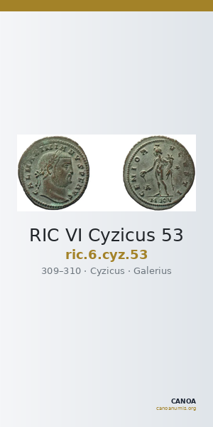 RIC VI Cyzicus 53 — CANOA