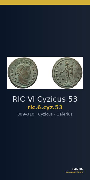 RIC VI Cyzicus 53 — CANOA