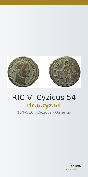RIC VI Cyzicus 54 — CANOA