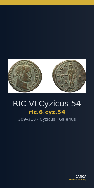RIC VI Cyzicus 54 — CANOA