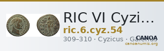 RIC VI Cyzicus 54 — CANOA