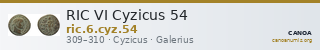 RIC VI Cyzicus 54 — CANOA