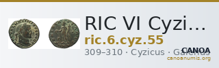 RIC VI Cyzicus 55 — CANOA
