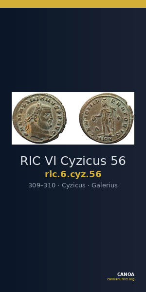 RIC VI Cyzicus 56 — CANOA