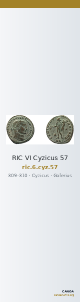 RIC VI Cyzicus 57 — CANOA