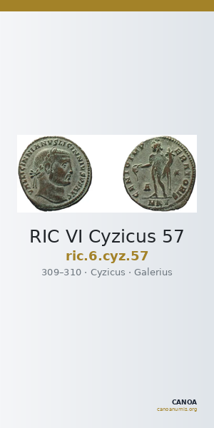 RIC VI Cyzicus 57 — CANOA
