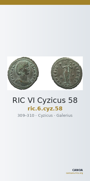 RIC VI Cyzicus 58 — CANOA