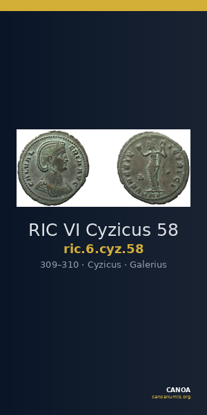 RIC VI Cyzicus 58 — CANOA