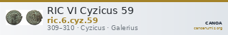 RIC VI Cyzicus 59 — CANOA