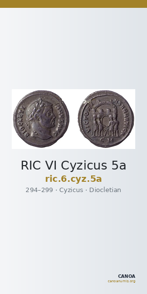 RIC VI Cyzicus 5a — CANOA