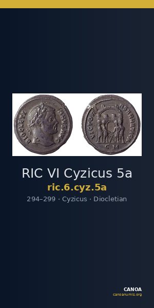 RIC VI Cyzicus 5a — CANOA