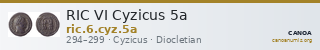 RIC VI Cyzicus 5a — CANOA