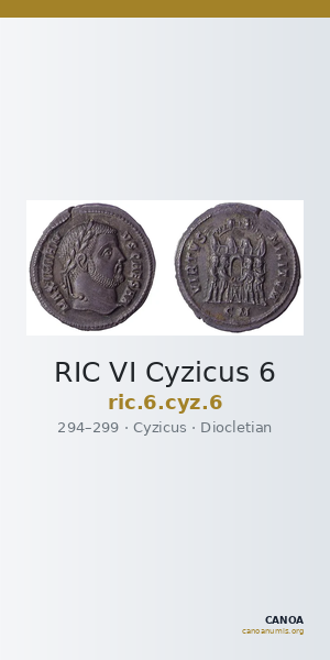 RIC VI Cyzicus 6 — CANOA