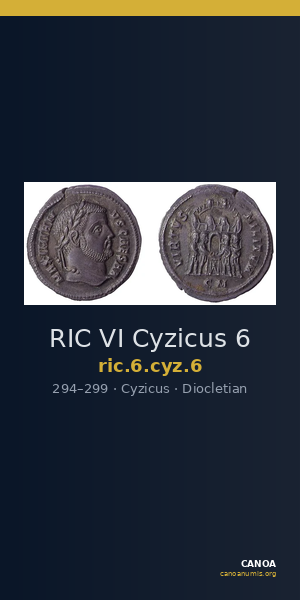 RIC VI Cyzicus 6 — CANOA