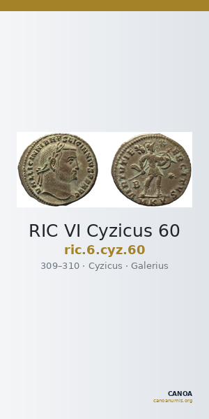 RIC VI Cyzicus 60 — CANOA