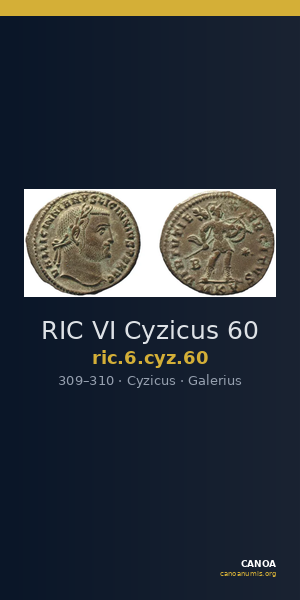 RIC VI Cyzicus 60 — CANOA