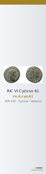RIC VI Cyzicus 61 — CANOA