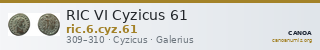 RIC VI Cyzicus 61 — CANOA