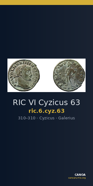 RIC VI Cyzicus 63 — CANOA