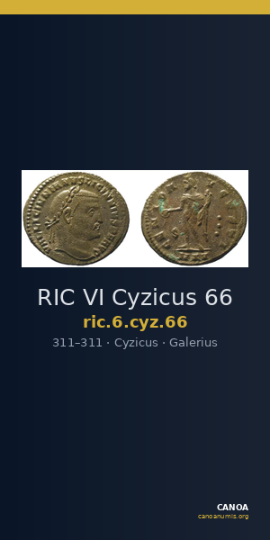RIC VI Cyzicus 66 — CANOA