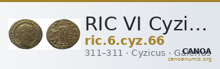 RIC VI Cyzicus 66 — CANOA