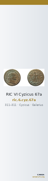 RIC VI Cyzicus 67a — CANOA