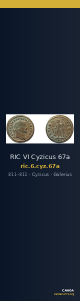 RIC VI Cyzicus 67a — CANOA