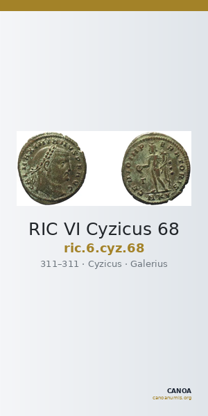 RIC VI Cyzicus 68 — CANOA