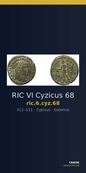 RIC VI Cyzicus 68 — CANOA