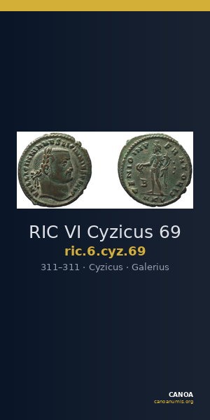 RIC VI Cyzicus 69 — CANOA