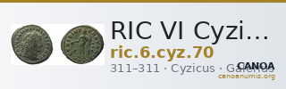 RIC VI Cyzicus 70 — CANOA