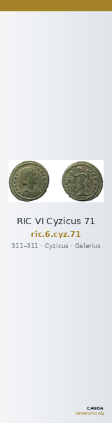 RIC VI Cyzicus 71 — CANOA
