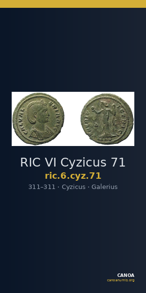 RIC VI Cyzicus 71 — CANOA