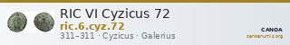 RIC VI Cyzicus 72 — CANOA