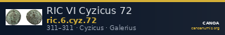RIC VI Cyzicus 72 — CANOA