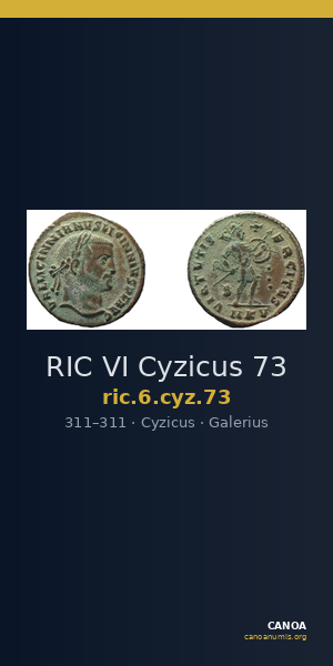 RIC VI Cyzicus 73 — CANOA