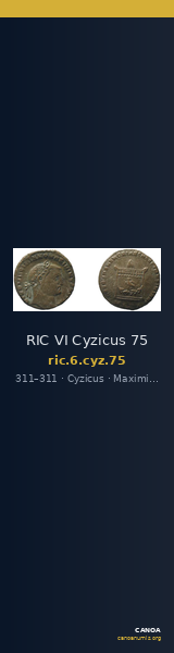 RIC VI Cyzicus 75 — CANOA