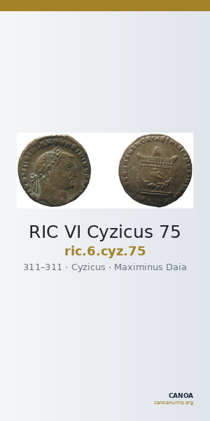 RIC VI Cyzicus 75 — CANOA