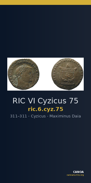 RIC VI Cyzicus 75 — CANOA