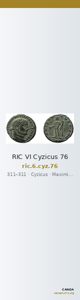 RIC VI Cyzicus 76 — CANOA