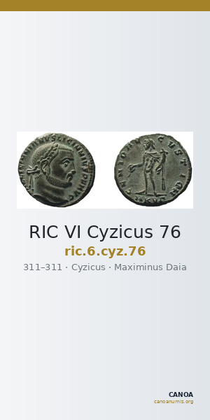 RIC VI Cyzicus 76 — CANOA