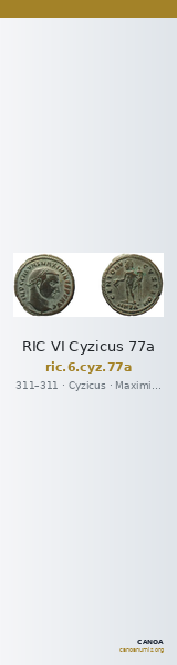RIC VI Cyzicus 77a — CANOA
