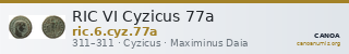 RIC VI Cyzicus 77a — CANOA
