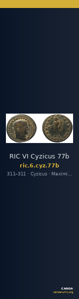 RIC VI Cyzicus 77b — CANOA