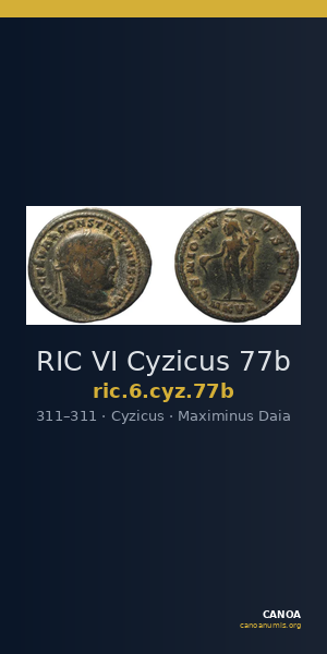 RIC VI Cyzicus 77b — CANOA