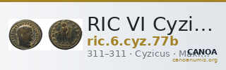 RIC VI Cyzicus 77b — CANOA